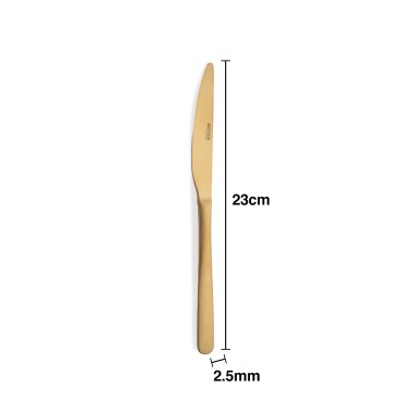 Faca Inox Stuttgart Gold Mesa 2.5mmX23cm