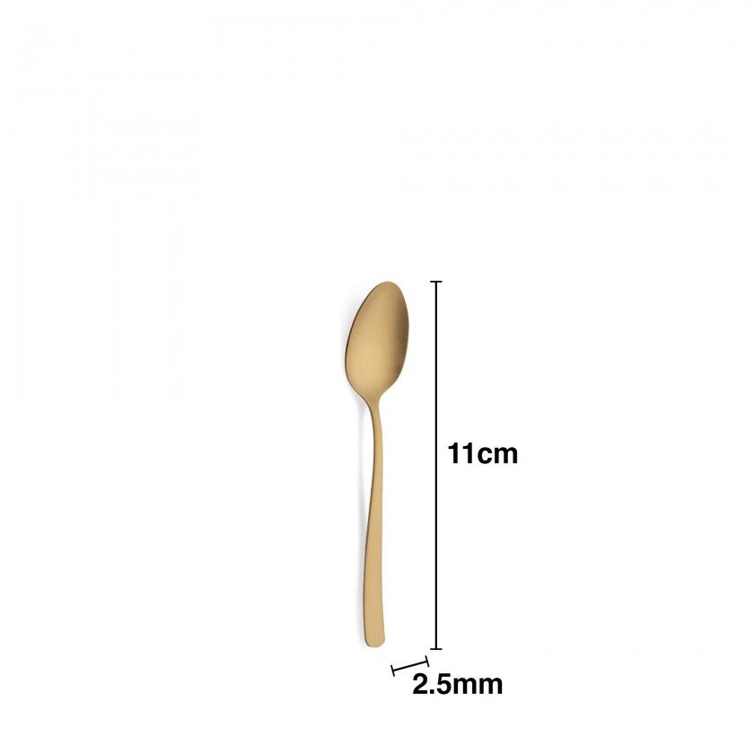 Colher Inox Stuttgart Gold Café 2.5mmX11cm Colher Inox Stuttgart Gold Café 2.5mmX11cm