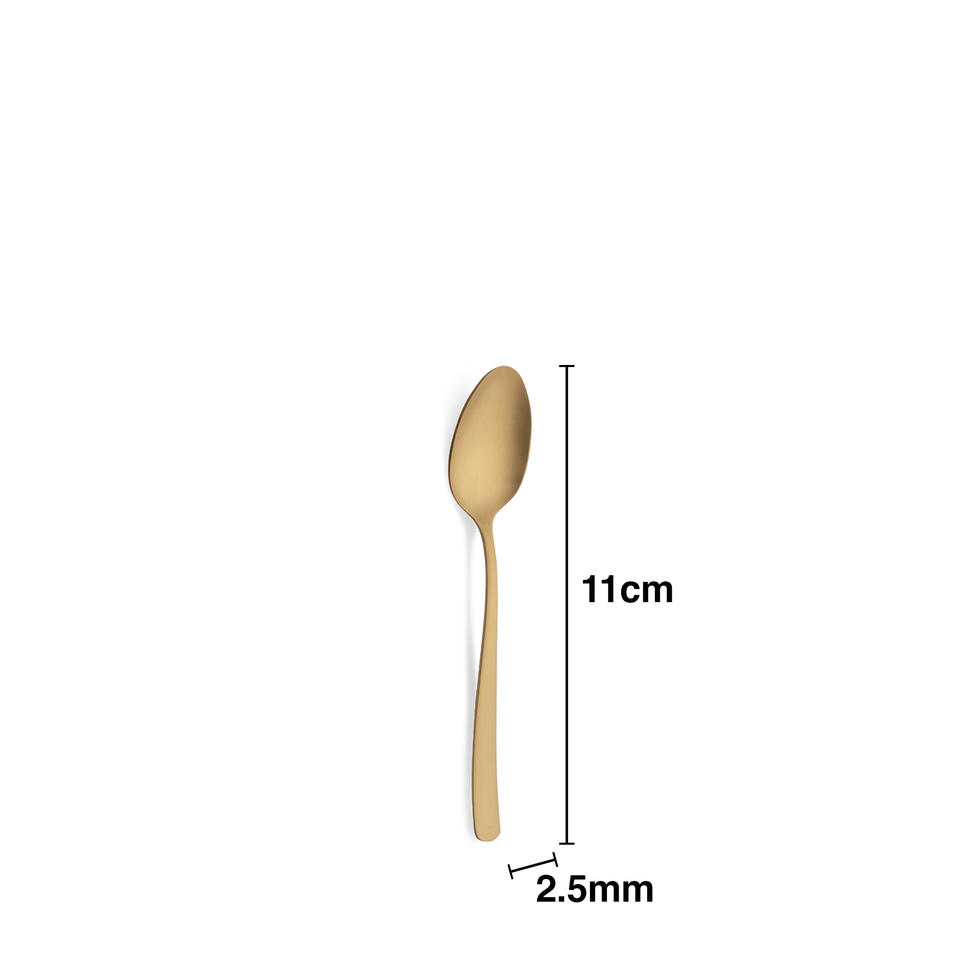 Colher Inox Stuttgart Gold Café 2.5mmX11cm