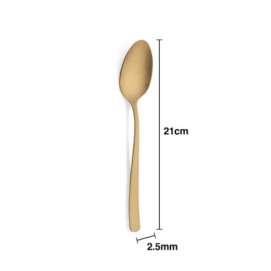 Colher Inox Stuttgart Gold Mesa 2.5mmX21cm