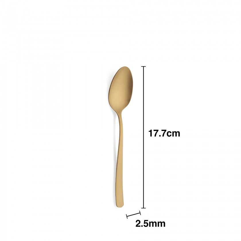 Colher Inox Stuttgart Gold Sobremesa 2.5mmX17.7cm