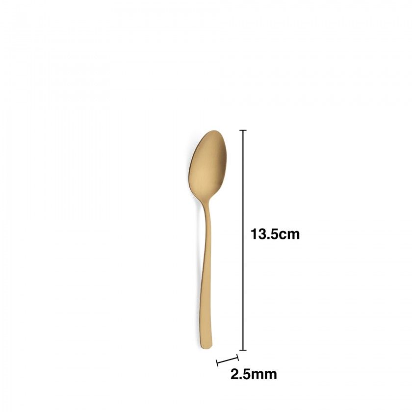 Colher Inox Stuttgart Gold Ch 2.5mmX13.5cm