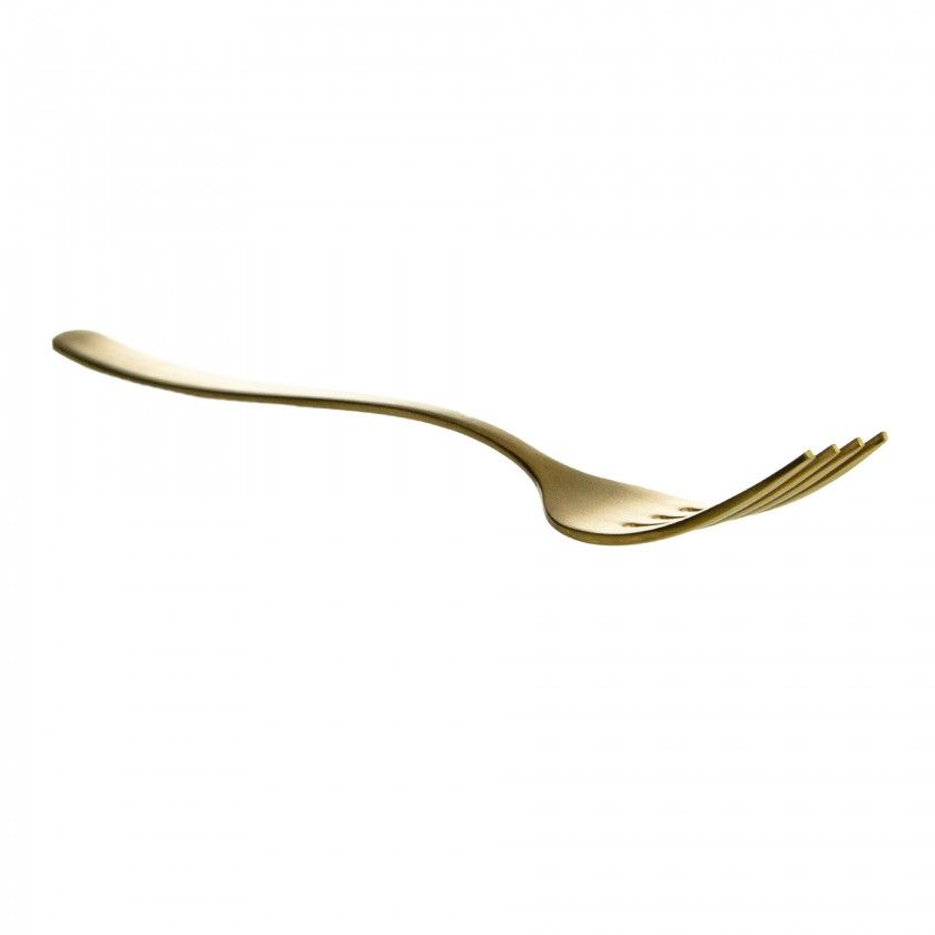 Garfo Inox Stuttgart Gold Sobremesa 2.5mmX17.8cm Garfo Inox Stuttgart Gold Sobremesa 2.5mmX17.8cm