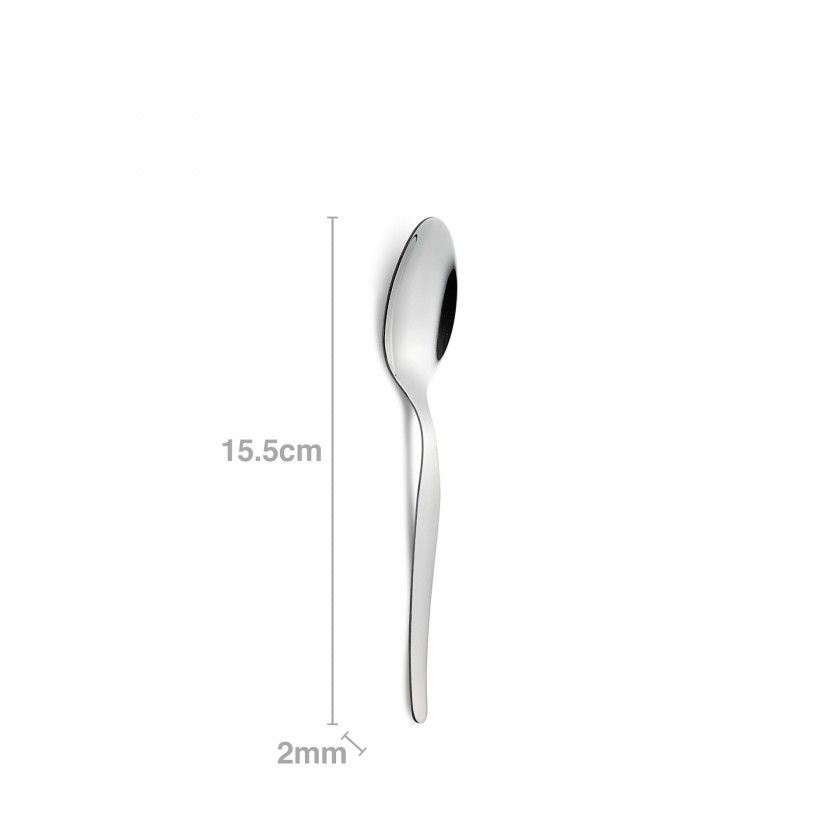 Colher Inox Liso III Sobremesa 2mmX15.5cm Pack 6 Colher Inox Liso III Sobremesa 2mmX15.5cm Pack 6