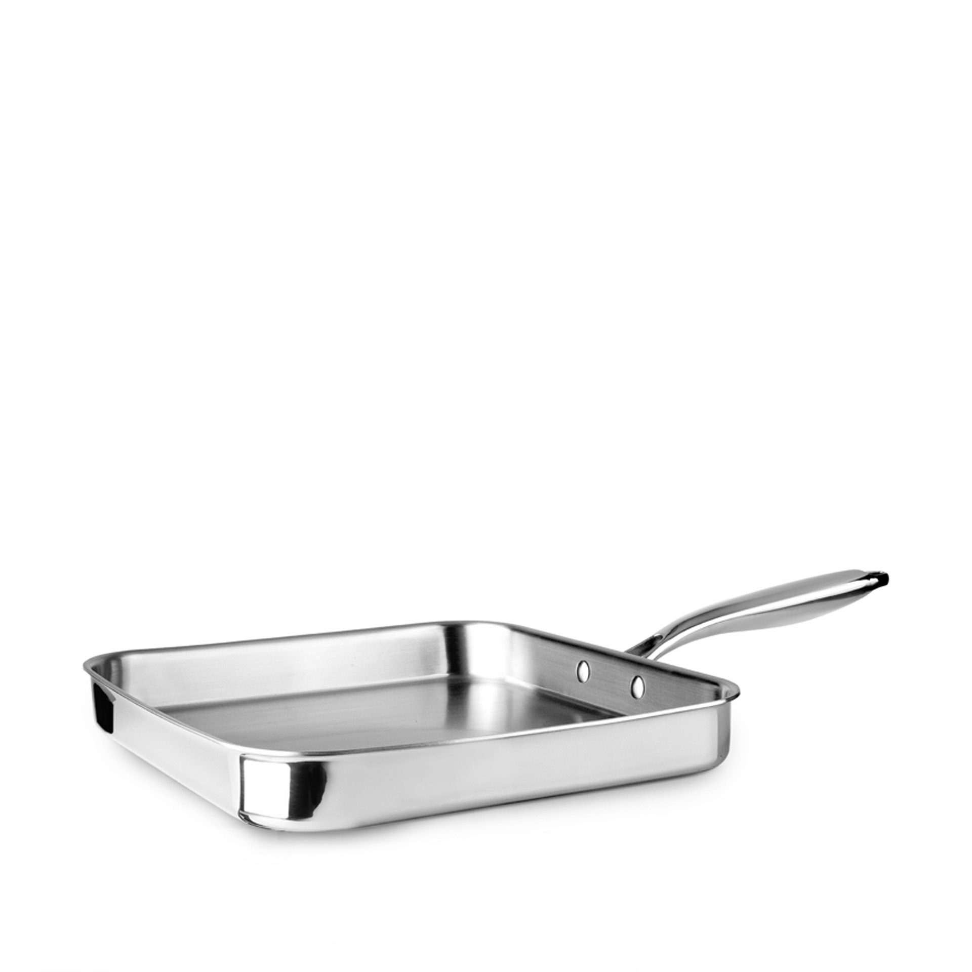 Grelhador Inox / Alumínio Triply Quadrado 28X4cm