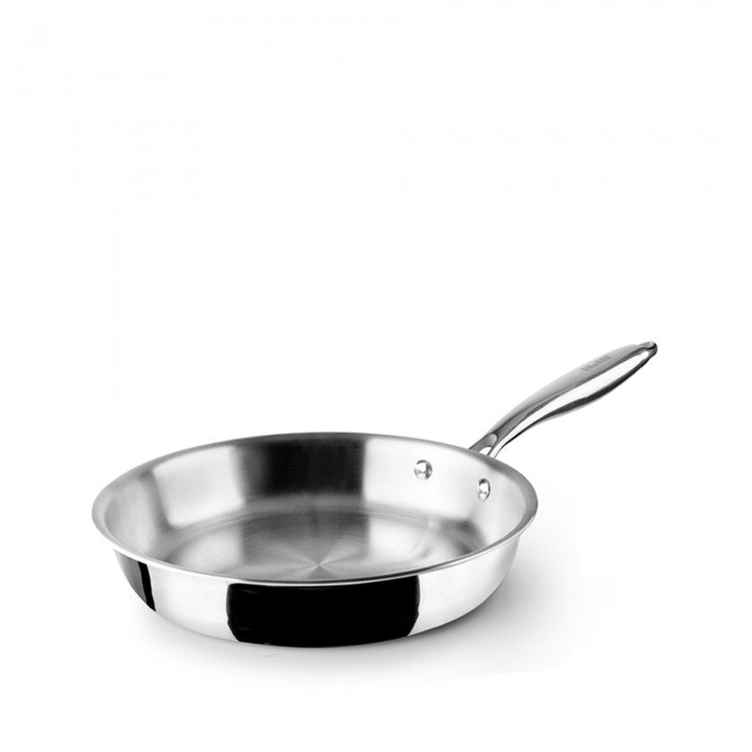 Frigideira Inox / Alumnio Triply com Cabo