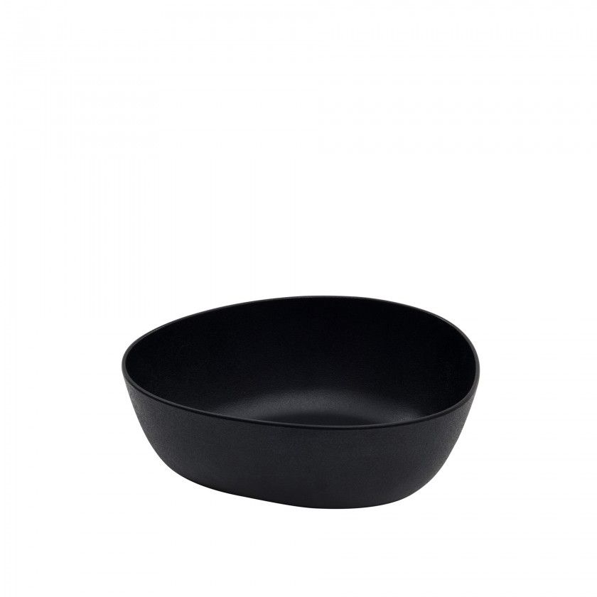 Tigela Melamina Karola Preto 500ml 13.8X10.4X6cm