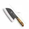 Faca Srvia Cabo Acrlico Sico Efeito Mrmore Laranja 20cm
