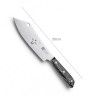 Faca Chefe Cabo Acrílico Sico Efeito Mármore Preto 20cm Faca Chefe Cabo Acrílico Sico Efeito Mármore Preto 20cm