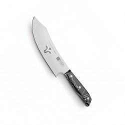 Faca Chefe Cabo Acrlico Sico Efeito Mrmore Preto 20cm