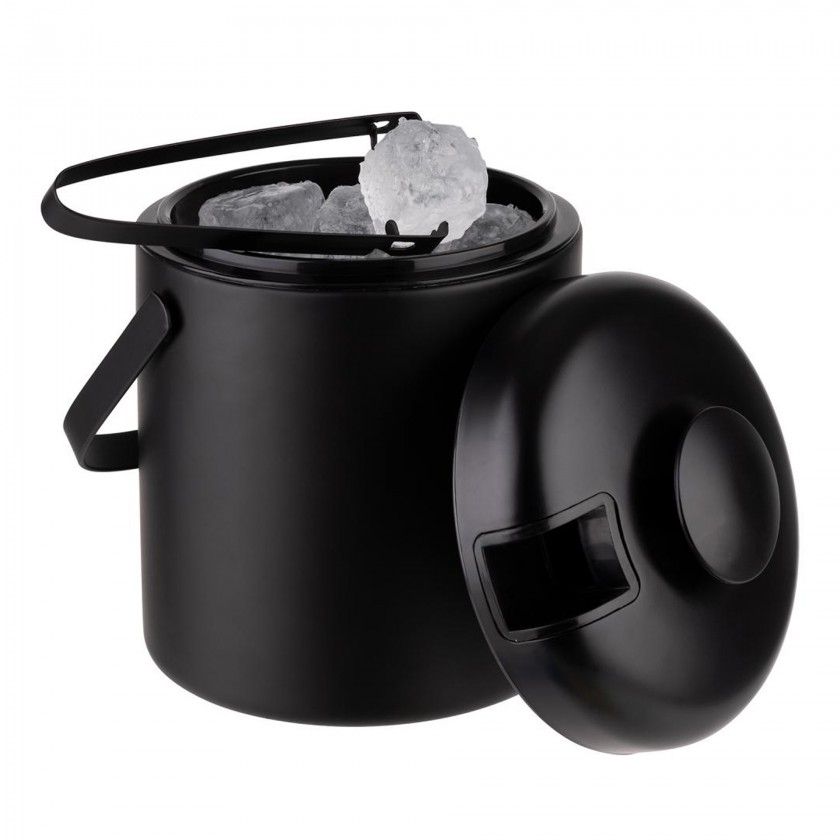 Balde Gelo com Pina Redondo 1300ml 15X15.5X22cm