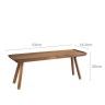 Suporte Buffet Acacia Gn2/4 53X16.2X20cm Suporte Buffet Acacia Gn2/4 53X16.2X20cm