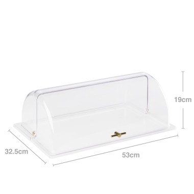Tampa Policarbonato Gn 1/1 53X32.5X19cm