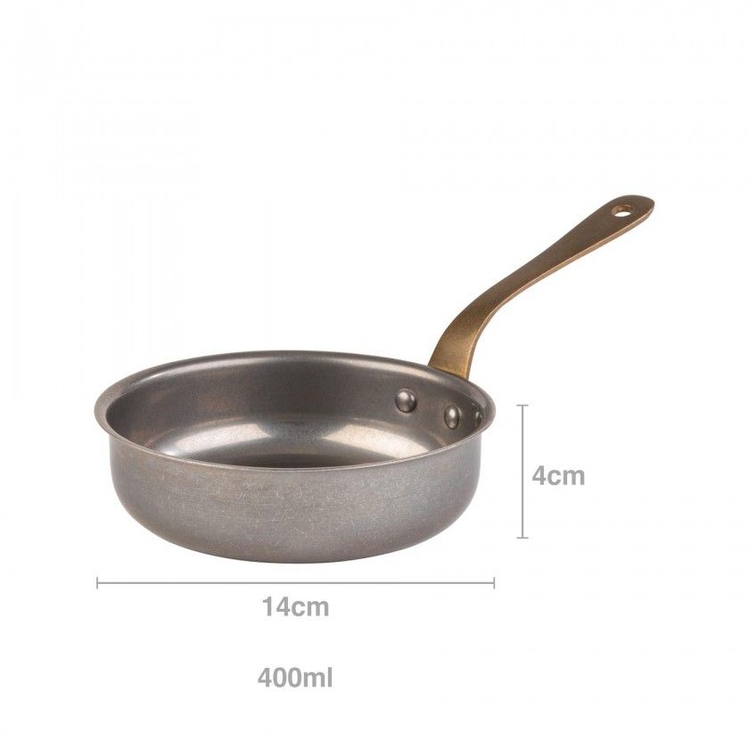 Caarola Servir Inox Antique Redondo 400ml 14X4cm