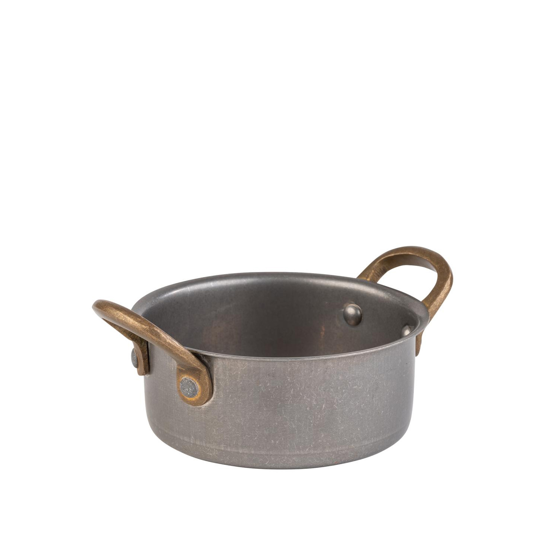 Caçarola Servir Inox Antique Redondo
