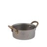 Caçarola Servir Inox Antique Redondo 350ml 11.5X5cm Caçarola Servir Inox Antique Redondo 350ml 11.5X5cm