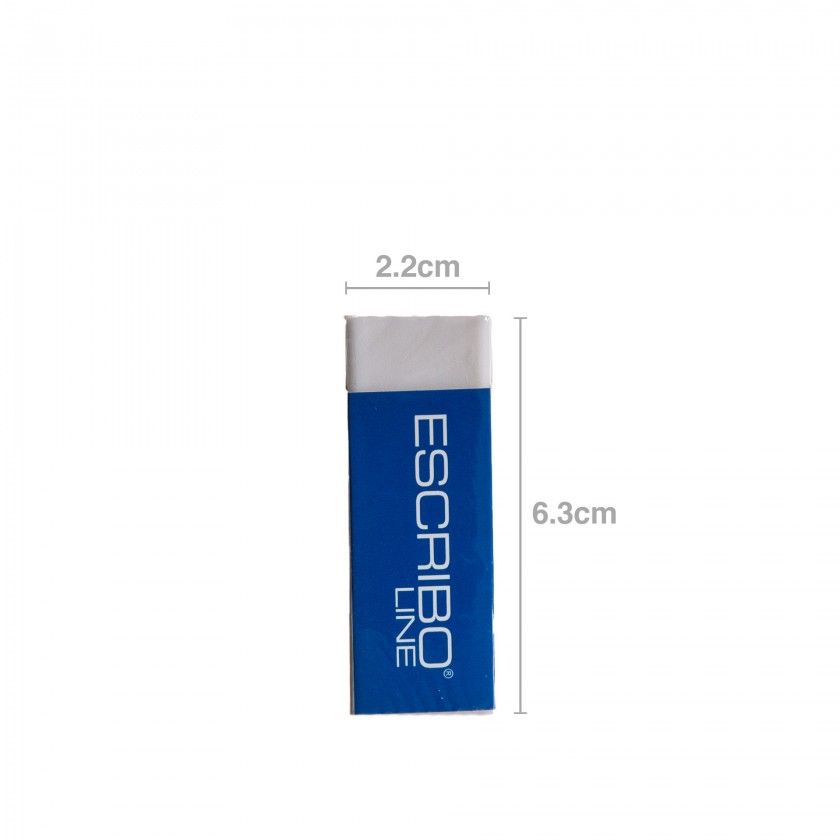 Borracha Escribo Branca 6.3X2.2cm