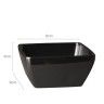 Ta�a Melamina Pure Quadrado Preto 14cl 9X9X4cm