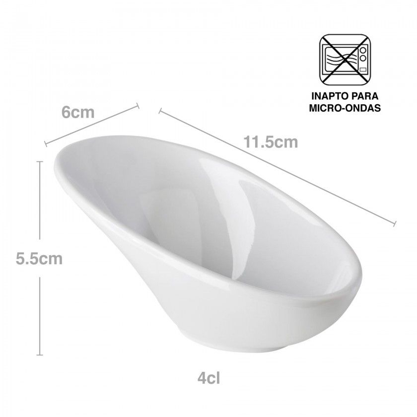 Taça Aperitivos Friendly Branco 4cl 11.5X6X5.5cm Taça Aperitivos Friendly Branco 4cl 11.5X6X5.5cm