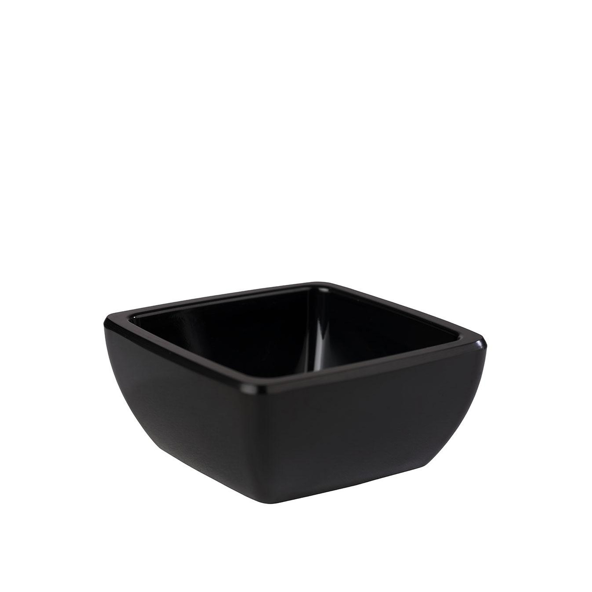 Taça Molho Friendly Quadrado Preto 5cl 6.5X6.5X3cm