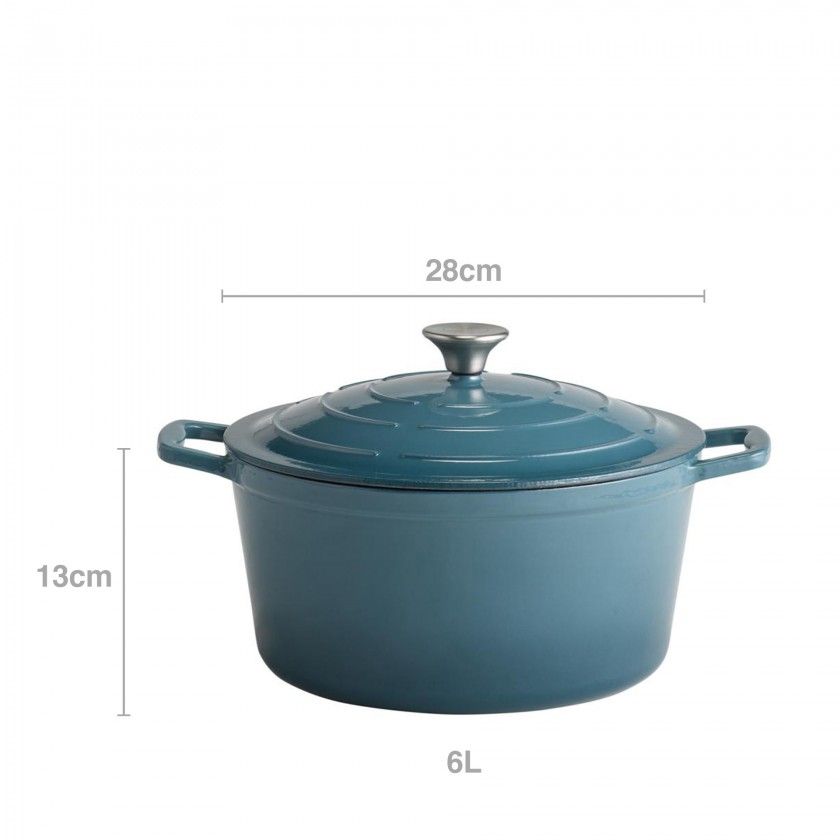 Caarola Ferro Fundido 5 Stars 6L 28X13cm