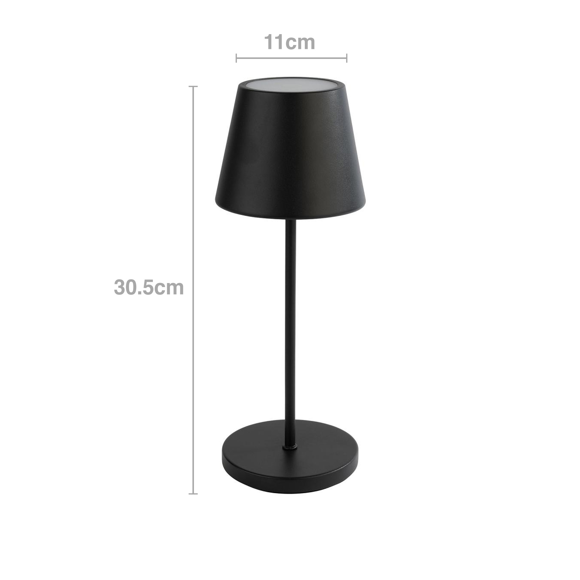 Candeeiro Mesa Merle Usb 11X30.5cm