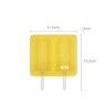 Molde Silicone 2 Gelados 11.5X13.3X3cm Molde Silicone 2 Gelados 11.5X13.3X3cm