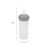 Frasco Pastelaria Silicone 4 Boquilhas 10X7cm