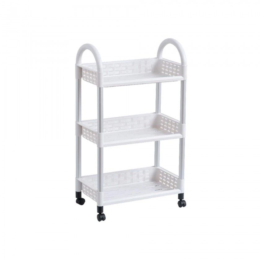 Carrinho Multifunes com 3 Cestos 45X25X77cm