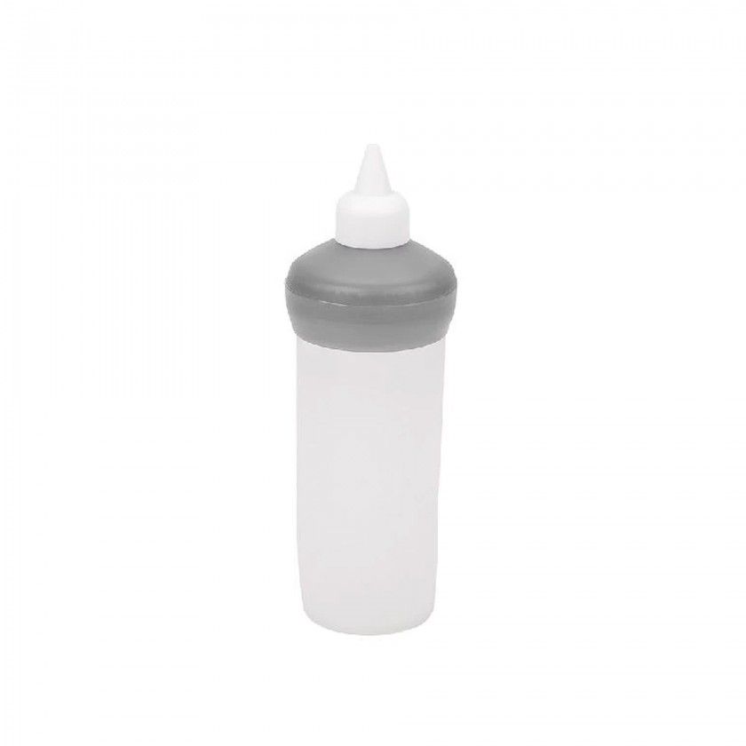Frasco Pastelaria Silicone 4 Boquilhas 10X7cm