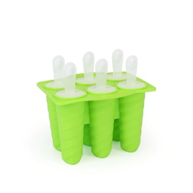 Molde Silicone 6 Gelados Espiral 15X12X10.5cm