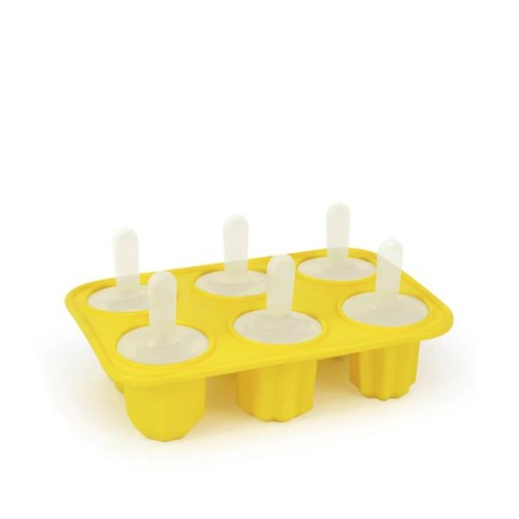 Molde Silicone 6 Gelados Formas 18X5.3X12.3cm - Image product
