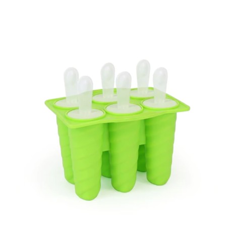 Molde Silicone 6 Gelados Espiral 15X12X10.5cm - Image product