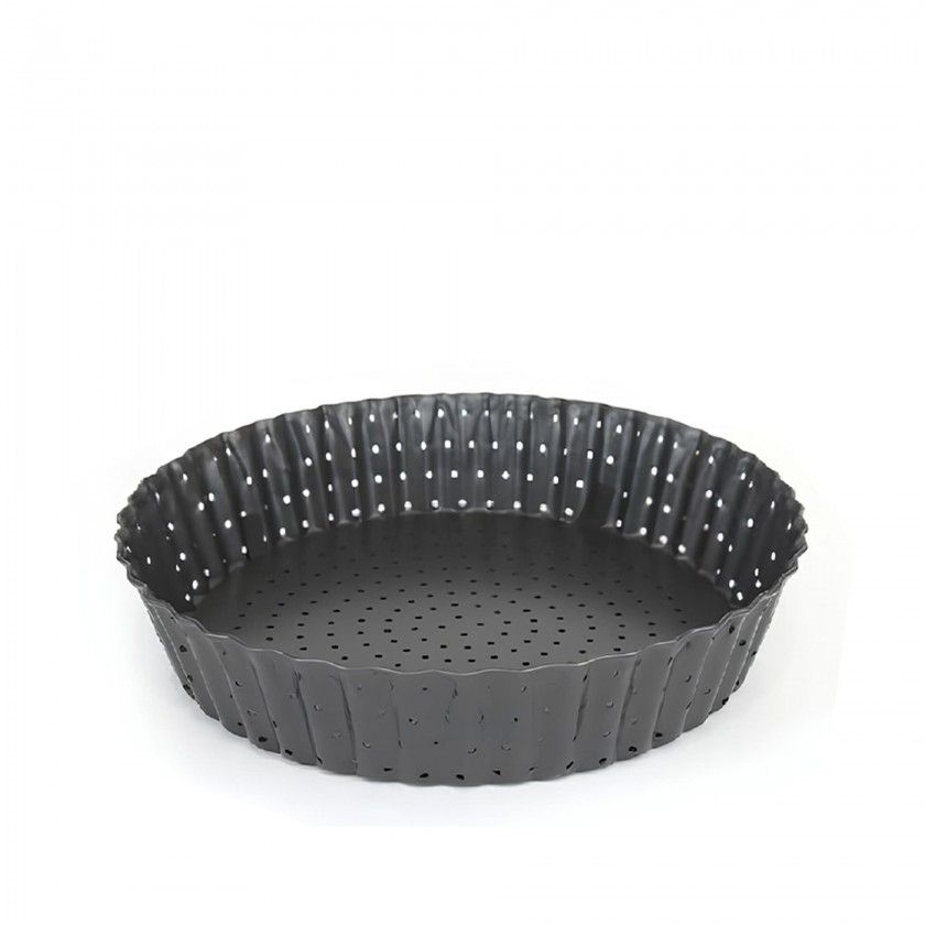 Forma Tarte Desmontvel Perfurada Redonda 24X5cm