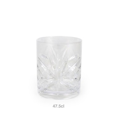 Copo Whisky Palm Poliestireno 475ml Pack 6