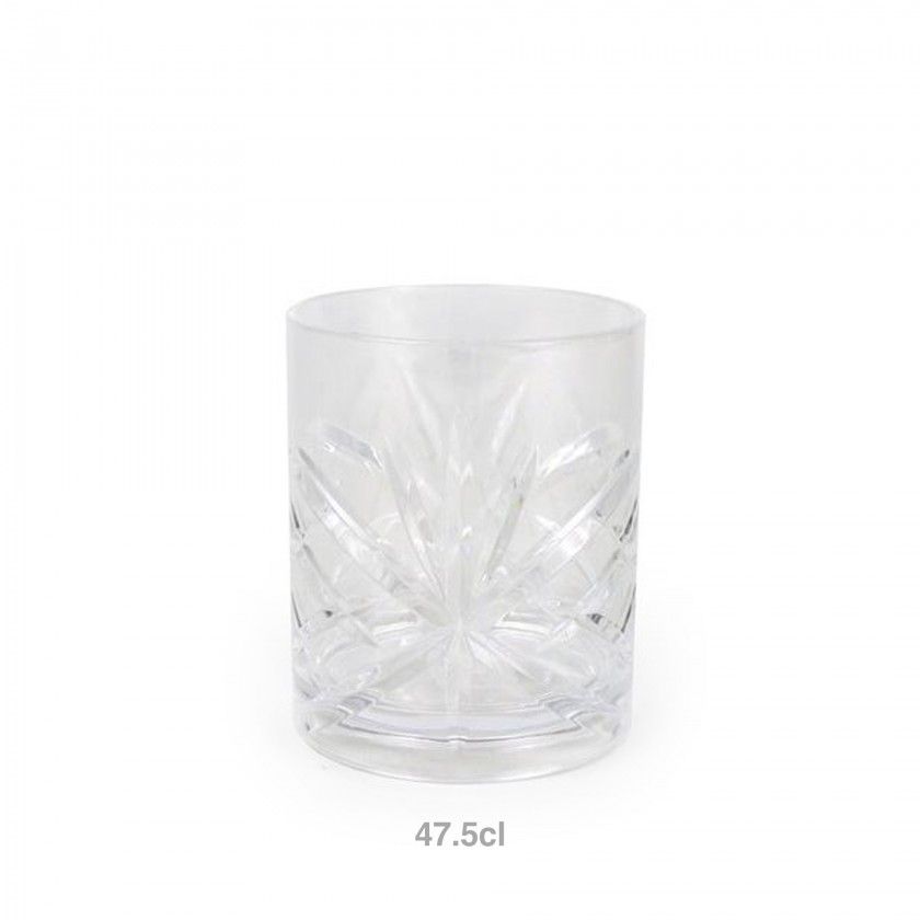 Copo Whisky Palm Poliestireno 475ml Pack 6 Copo Whisky Palm Poliestireno 475ml Pack 6