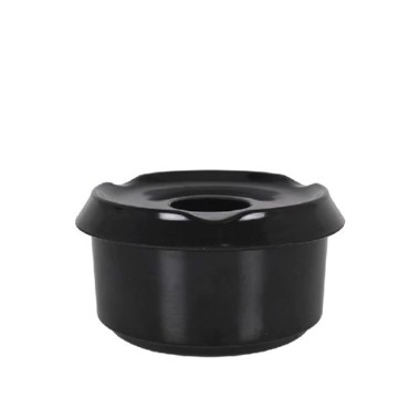 Cinzeiro Água Melanina Preto 9cm