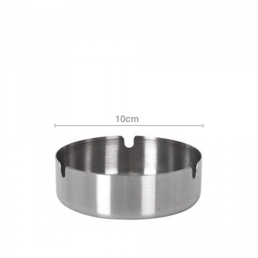 Cinzeiro Inox Redondo 10cm Cinzeiro Inox Redondo 10cm