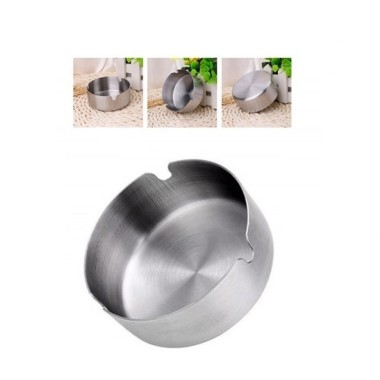 Cinzeiro Inox Redondo 10cm