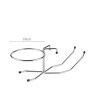 Suporte Balde Gelo Metal Redondo 19cm