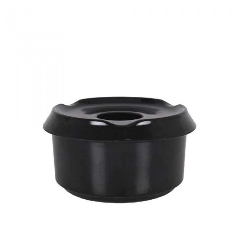 Cinzeiro gua Melanina Preto 9cm