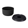 Cinzeiro Água Melanina Preto 9cm Cinzeiro Água Melanina Preto 9cm