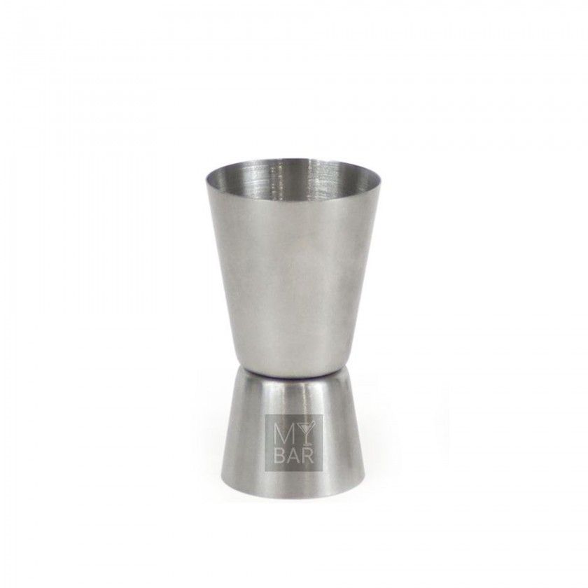 Medidor Duplo Inox 15/30ml 7cm