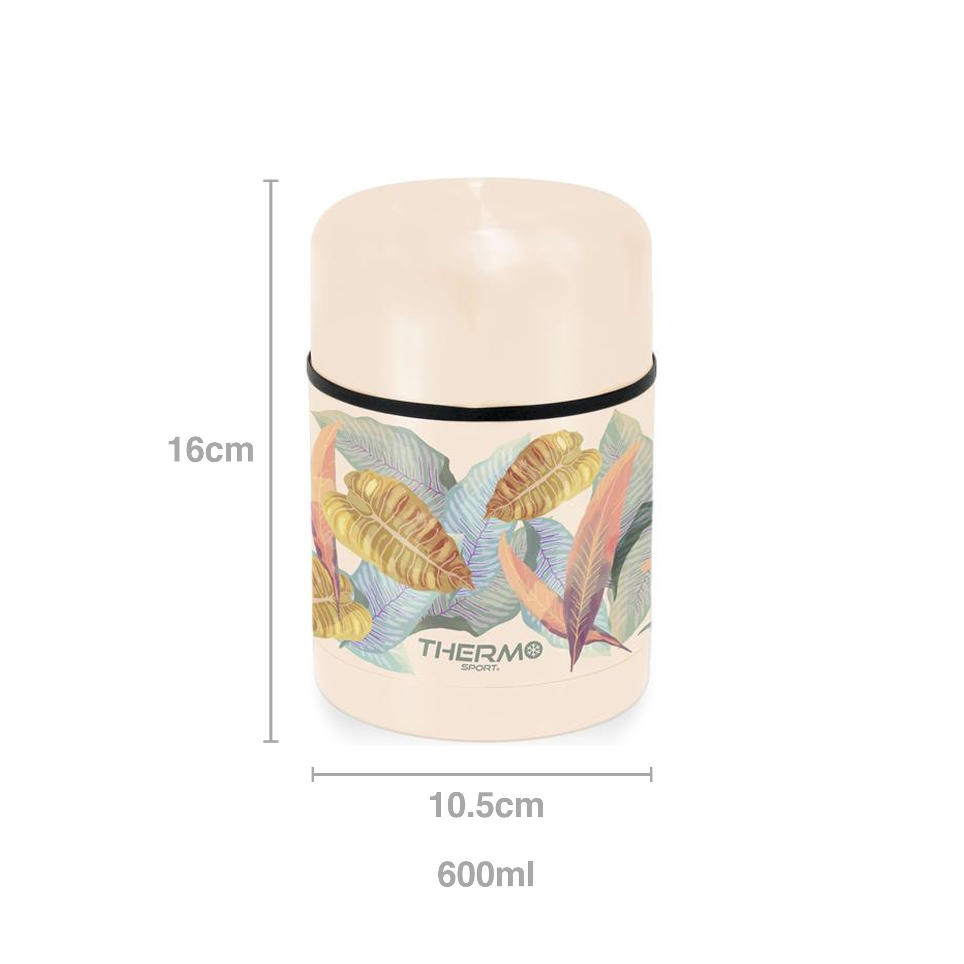 Termo Sólidos Thermosport Decorada 600ml 10.5X16cm