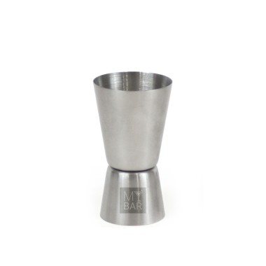 Medidor Duplo Inox 15/30ml 7cm