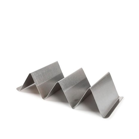 Suporte Inox para 3 Tacos 20X10X5cm - Image product