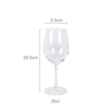Copo com Pé Tempo Vinho Pack 6