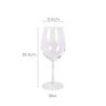 Copo com P Tempo Vinho Pack 6