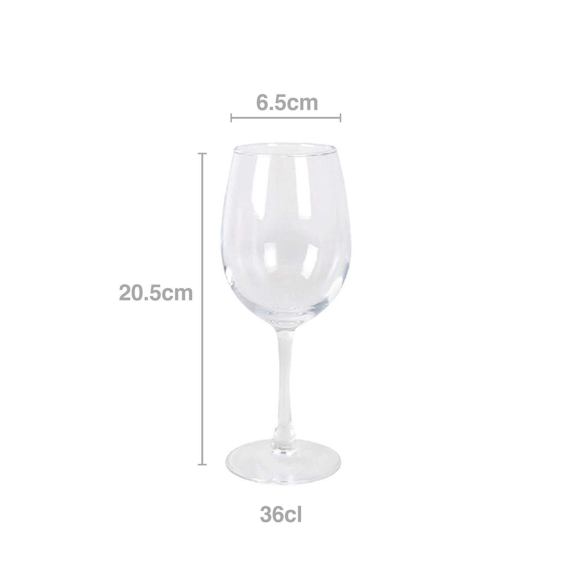 Copo com Pé Tempo Vinho Pack 6