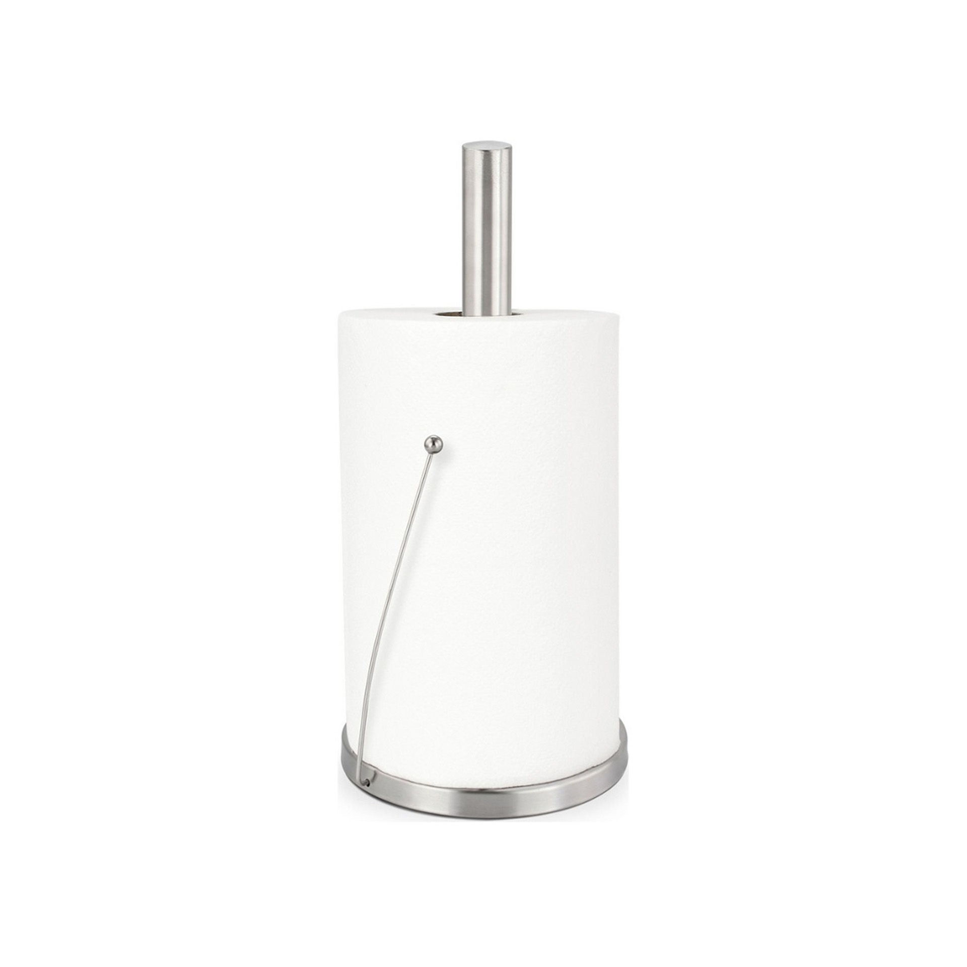 Porta Rolo Cozinha Inox com Fixador 15X33cm